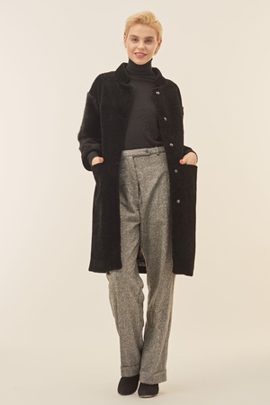 Пальто женское Silverfox модель 804-черный