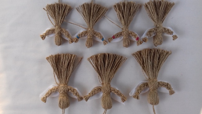 Handmade. рост 12 см. `Ангелочек` кукла-мотанка. Оберег и подарок в дом.