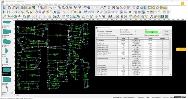 Программа САПР Одежды «TUKAcad Professional Edition» по онлайн подписке (первая и единственная в мире).