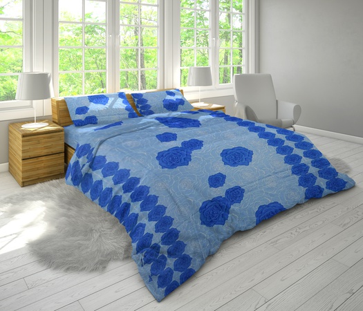 Double bed linen (with seam)