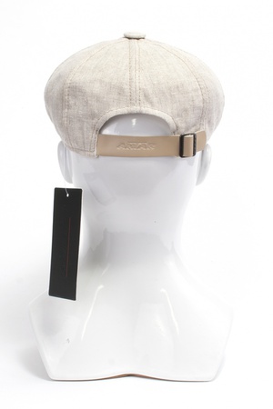 Кепка из льняной ткани 26816Н