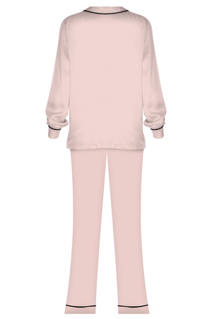 İPEK BAYAN BİYELİ PİJAMA TAKIM - SOMON