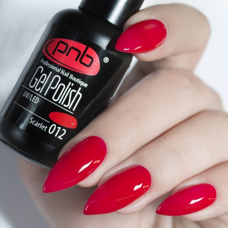 Гель лак PNB 012, 8 мл  Цвет: красный, бордо