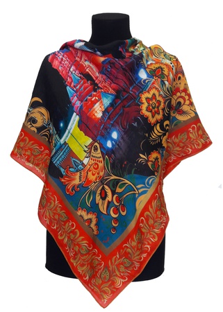 Şal &quot;Rusya Şehirleri&quot; marka Platffin 115х115