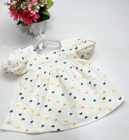 Муслиновое детское платье