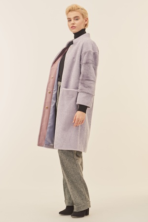 Пальто женское Silverfox модель 804-лаванда