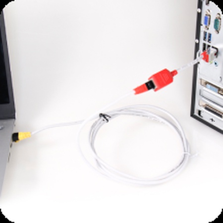 LAN CABLE LINK LOCK & DEDICATED CABLE CSK-NIP01 / CSK-NIP-CA01