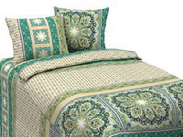 Ткань бязь Султан, цв.изумрудно-олив