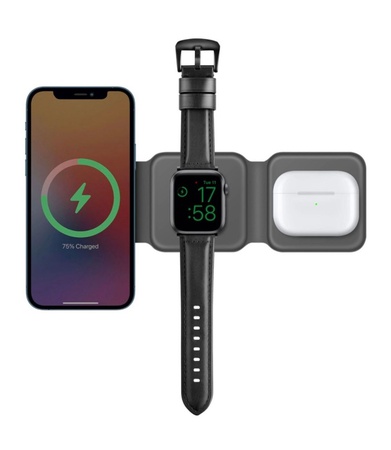 Kablosuz şarj cihazı 3'ü 1 arada