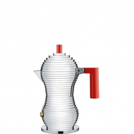 КОФЕВАРКА ДЛЯ ЭСПРЕССО PULCINA 70 МЛ. КРАСНАЯ