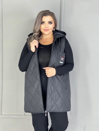 Kadın kolsuz bluz 54-64