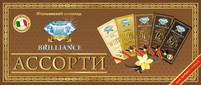 Çikolata Seti &quot;Brilliance&quot; Karışık 60 gr.