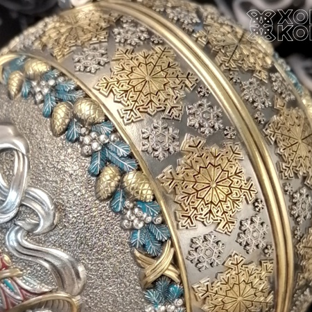 Серебряные шары 999 проба