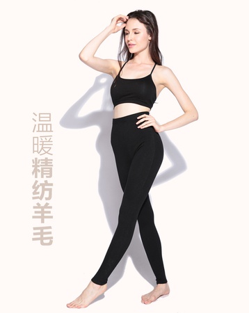 Осенние и зимние новые женские кашемировые штаны, бесшовные тонкие облегающие леггинсы, шерстяные штаны, интегрированные теплые кальсоны