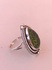 Handmade Sterling Silver Moldavite Ring: Bohemian Statement Jewelry