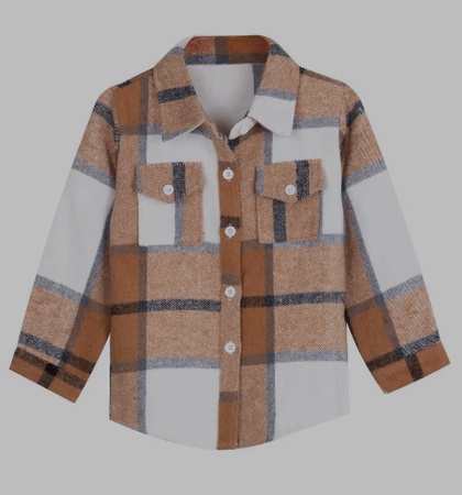 Рубашки детские, крупная клетка, фланель, опт