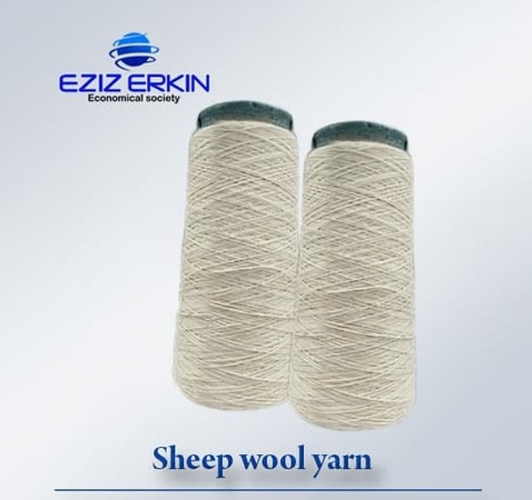 Sheep wool yarn