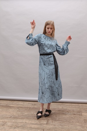 ПЛАТЬЕ ПРИНТ «НИТКА»