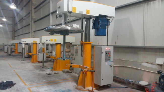 VAKUMLU BOYA KARIŞTIRMA MAKİNASI