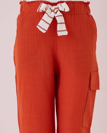 Cepli Kız Çocuk Pantolon