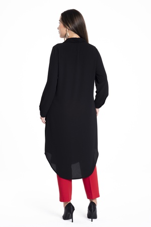 Креповая туника большого размера