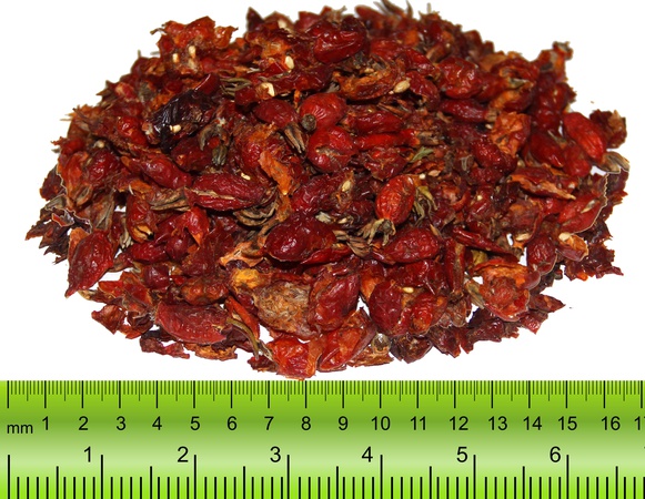 Сушенная мякоть шиповника. Чай из шиповника.