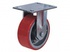 Большегрузная колесная опора неповоротная (полиуретан) 200 мм