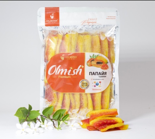 Kurutulmuş Papaya. OLMISH fabrikalarından kurutulmuş meyveler