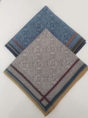 Mужские носовые платки (поло и пряжа крашенная)