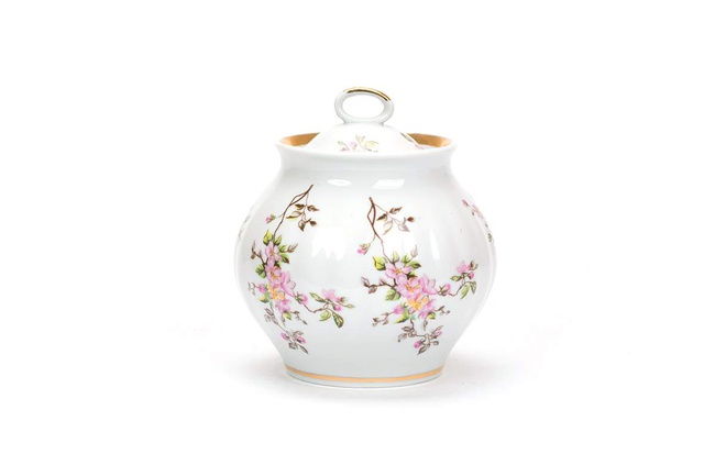 Сервиз чайный 15 предм. Белый лебедь Цветение