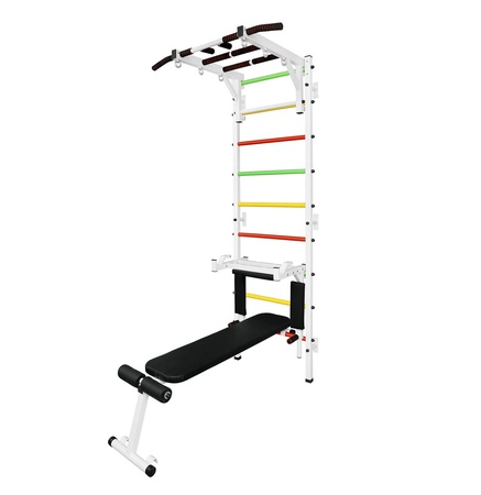 Шведская стенка MDL пристенная стандартная белая PR-S-B-105.201.302