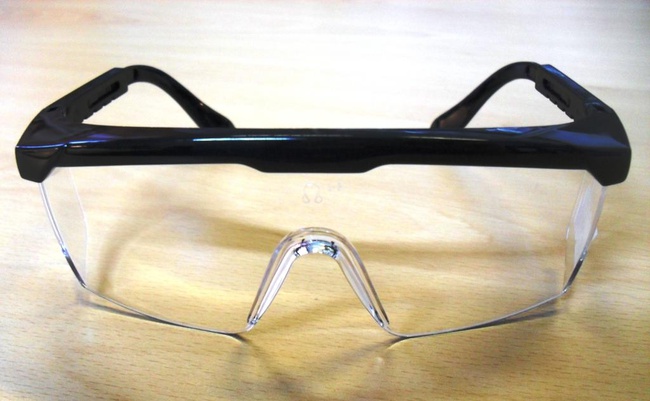Очки защитные  SS-2533AF - прозрачные линзы, черная оправа, рег/дужки, Anti Fog. тип Пегас