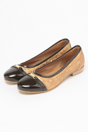 Altın Brokar Balerinler FS428