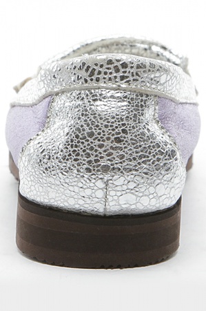 Kürklü Lila parlak makosen fm178