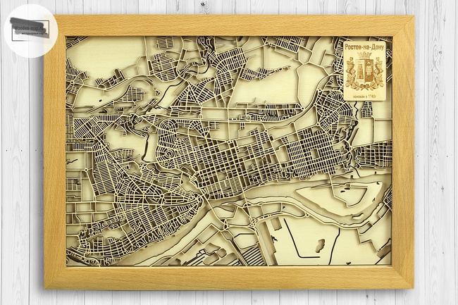 Rostov-on-Don haritası (şehir merkezi)