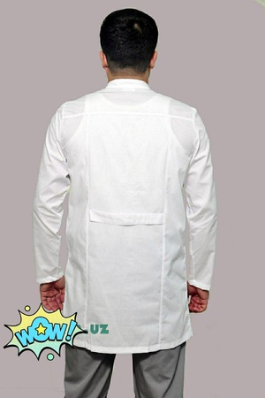 Мужской медицинский халат F-Doc Man Snap