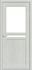 Двери Тип 250ДФО Ясень белый