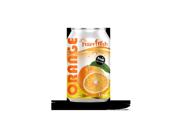 Фруктовый сок в жестяной банке 330 мл – 12 вкусов