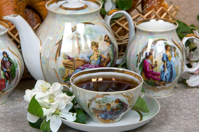 Сервиз чайный 15 предм. Прогулка в усадьбе