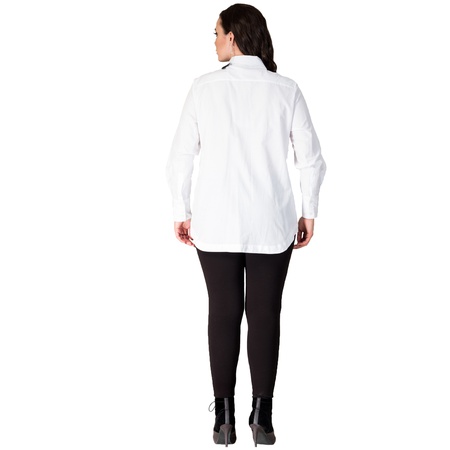 Büyük Beden Cepli Spor Poplin Gömlek