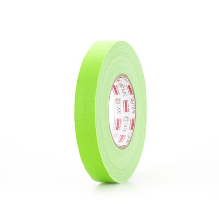 Gaffer Tape@ultraMATT - Green Fluorescent 24mm/50m - Gaffer tape xtra Matt