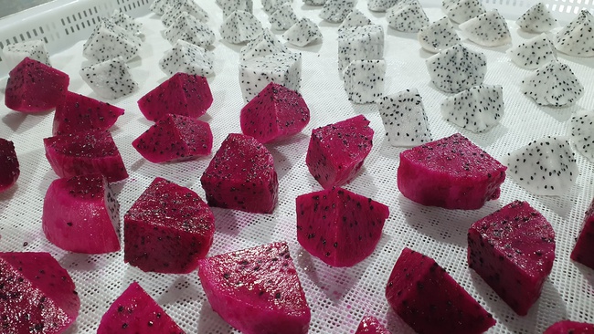 Замороженный Драгонфрут. Экзотические фрукты с заводов OLMISH