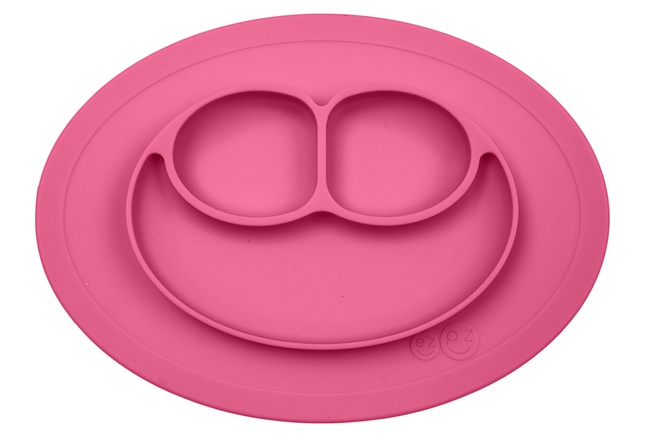 Силиконовая тарелка ezpz Mini Mat Pink