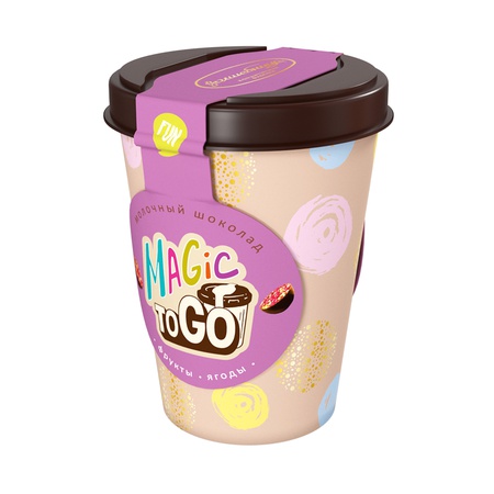 Milk chocolate "Magic to go" with fruits and berries, 60g