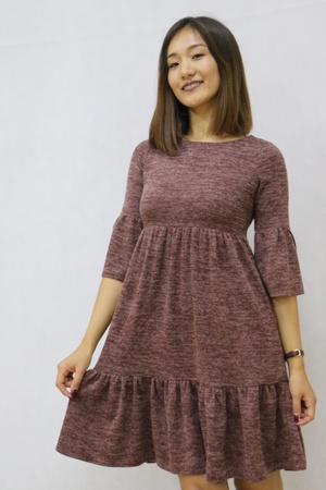 Повседневное платье из ангоры