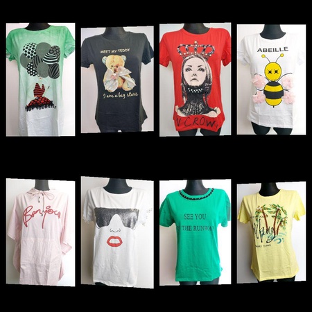 Monte Cervino kadın tişörtleri, stok