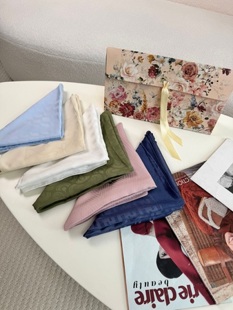 Жаккардовые платки турецкого производства