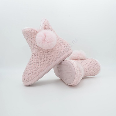 Угги с попонами из натурального меха L-311