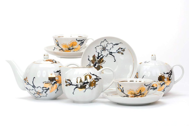 Сервиз чайный - Сакура (Тюльпан, 15 предметов)