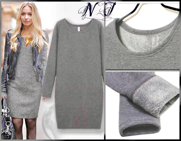 Платье на меху